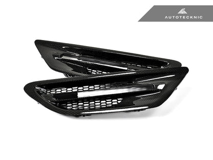 AutoTecknic Replacement Carbon Fiber Fender Vents - BMW F10 M5