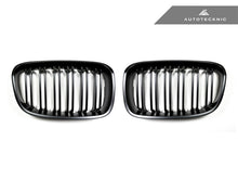 AutoTecknic Dual-Slats Stealth Black Front Grille Set - F20 1-Series