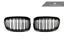 AutoTecknic Dual-Slats Gloss Black Front Grille Set - F20 1-Series