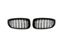AutoTecknic Dual-Slat Glazing Black Front Grille Set - F34 3-Series Gran Turismo