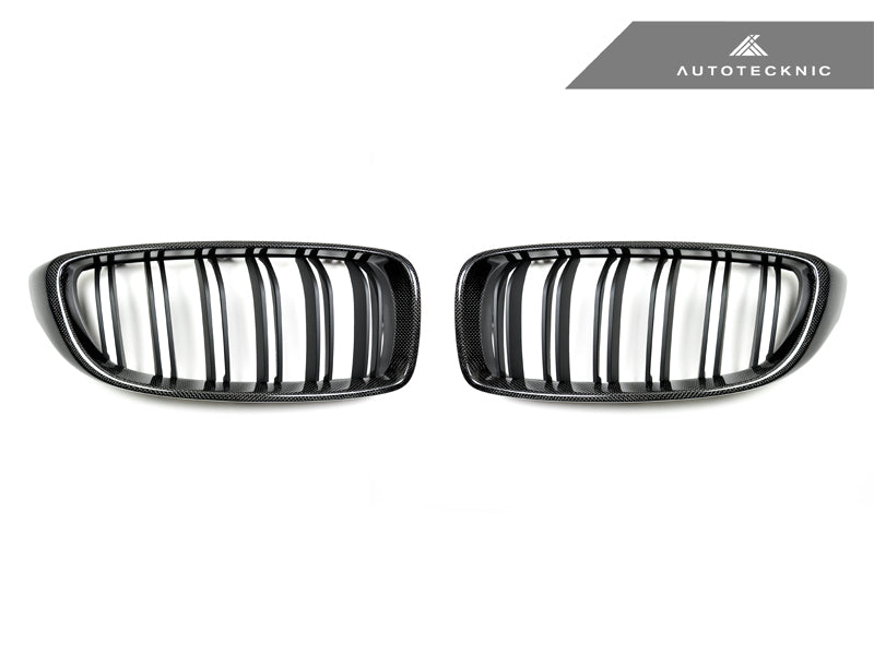 AutoTecknic Dual-Slats Carbon Fiber Front Grille Set - F32/ F36 4-Series | F80 M3 | F82 M4