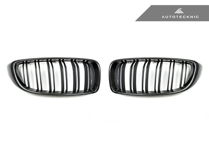 AutoTecknic Dual-Slats Carbon Fiber Front Grille Set - F32/ F36 4-Series | F80 M3 | F82 M4