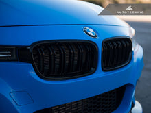 AutoTecknic Dual-Slats Gloss Black Front Grille Set - F30 3-Series