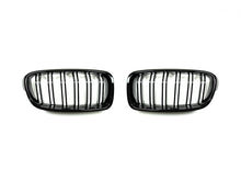 AutoTecknic Dual-Slat Glazing Black Front Grille Set - F30 3-Series