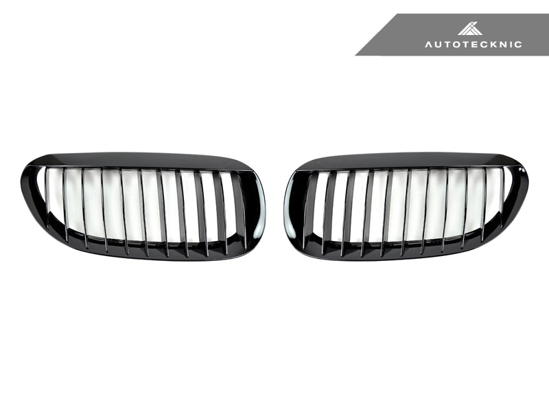 AutoTecknic Gloss Black Front Grille Set - E63/ E64 6-Series & M6