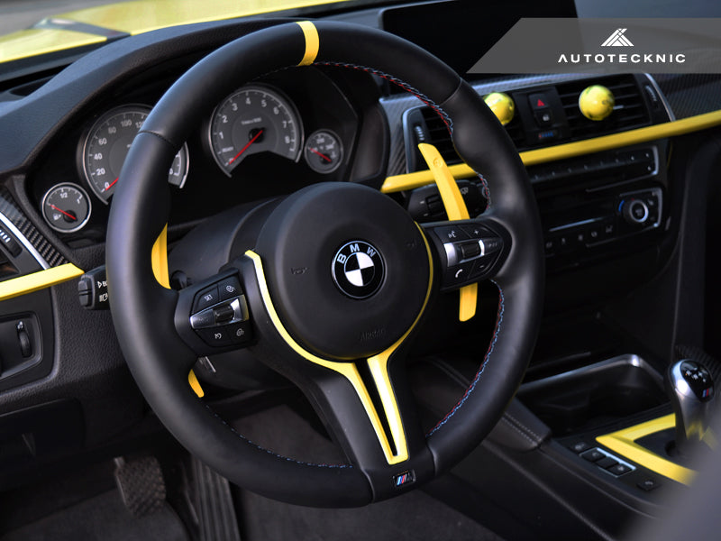 AutoTecknic Painted Steering Wheel Trim - BMW F87 M2 | F80 M3 | F82/ F83 M4 | F10 M5 LCI | F06/ F12/ F13 M6