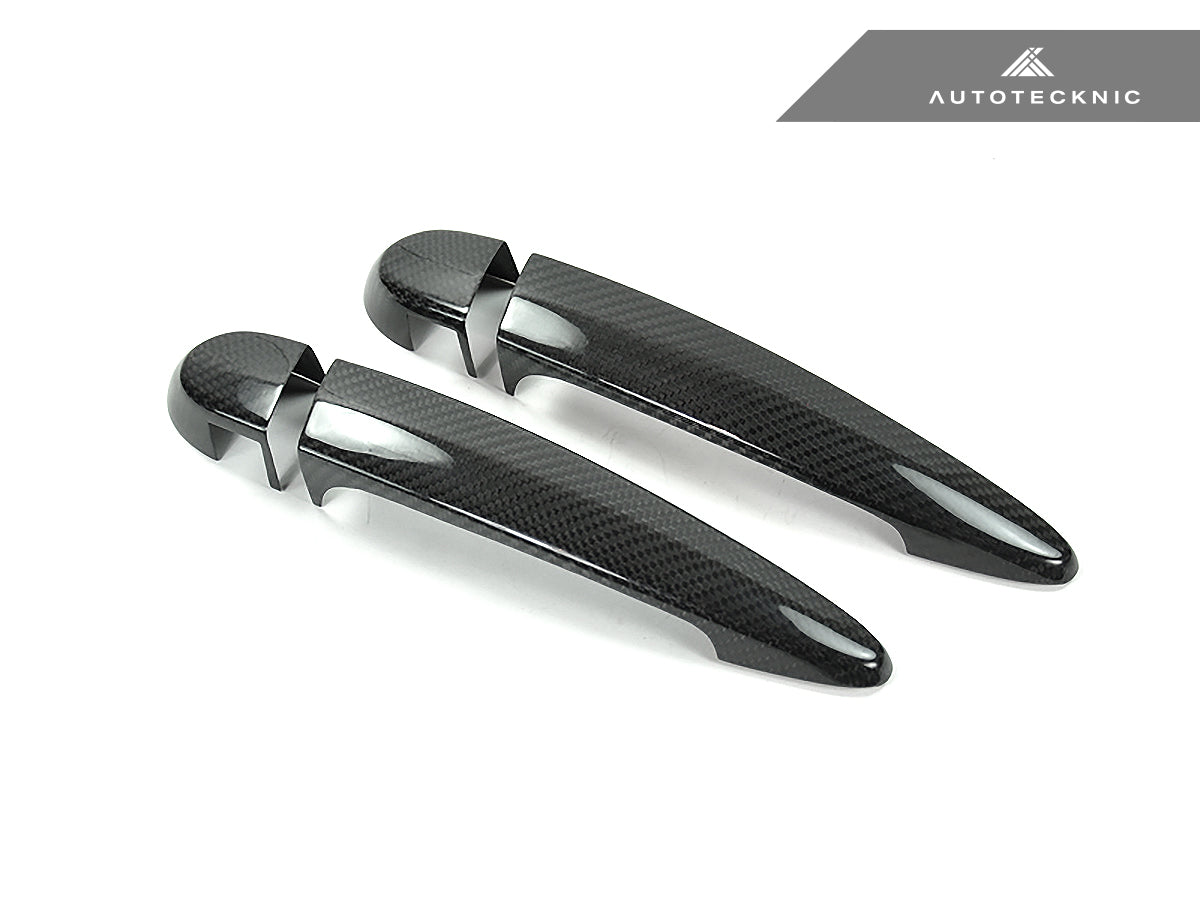 AutoTecknic Dry Carbon Fiber Door Handle Trims - BMW E90/ E92/ E93 3-Series