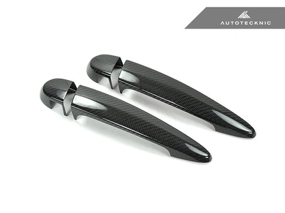 AutoTecknic Dry Carbon Fiber Door Handle Trims - BMW E90/ E92/ E93 3-Series