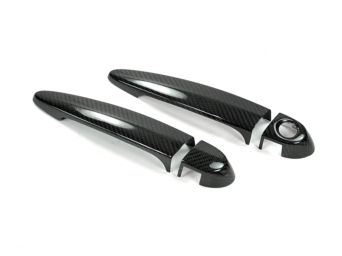 AutoTecknic Dry Carbon Fiber Door Handle Trims - BMW E90/ E92/ E93 3-Series