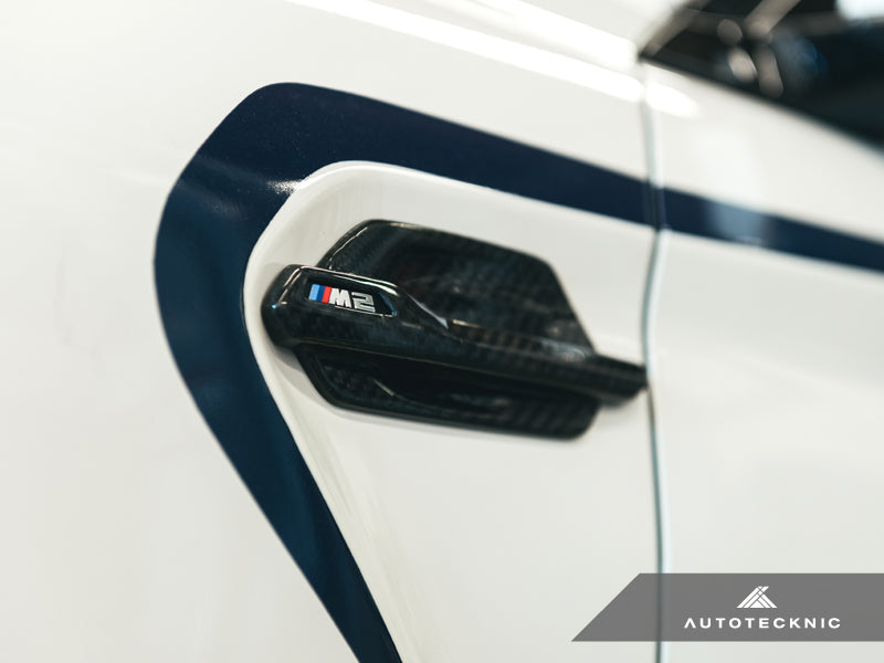 AutoTecknic Dry Carbon Fiber Fender Trims - BMW F87 M2