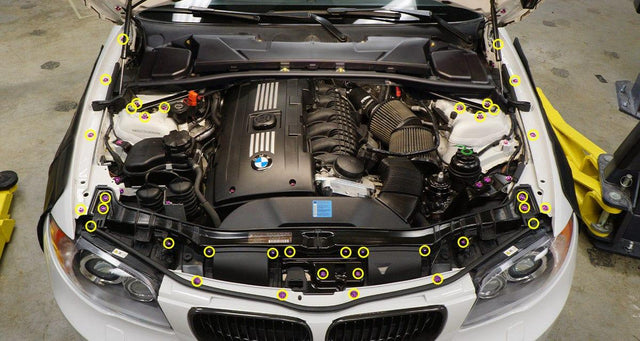 Stage 1 Titanium Hardware Engine Bay Kit - BMW E82 135i (2007-2012)