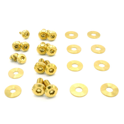 Titanium Hardware Hood Kit - BMW E82 135i (2007-2012)