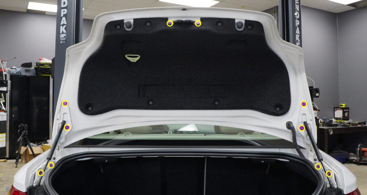 Titanium Hardware Trunk Kit - BMW E82 135i (2007-2012)