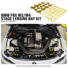 Stage 1 Titanium Hardware Engine Bay Kit - BMW F80 M3/M4 (2014-2020)