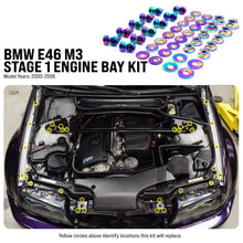 Stage 1 Titanium Hardware Engine Bay Kit - BMW E46 M3 (2000-2006)