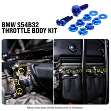 Titanium Hardware Throttle Body Kit - S54B32 Engine