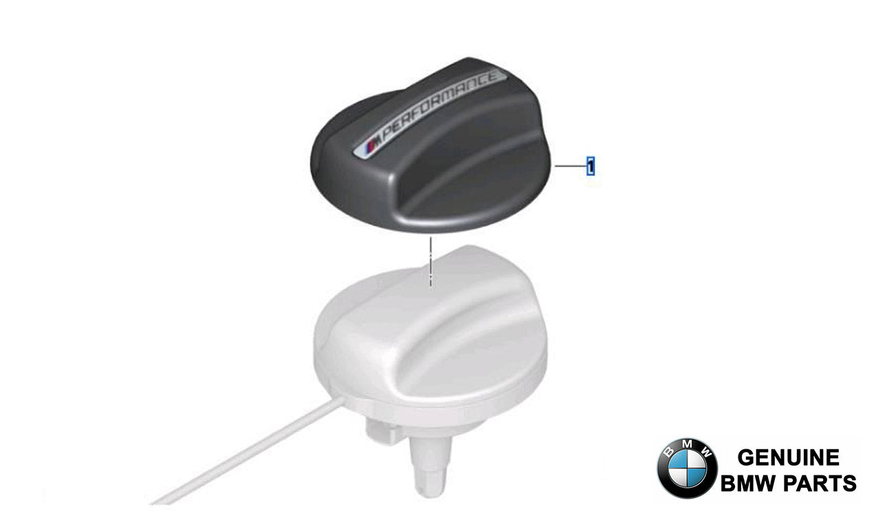 BMW M Performance Carbon Fiber Gas Cap Cover