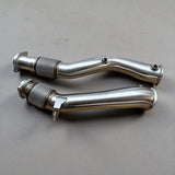 BMW S58 X3M & X4M Catless Race Downpipe (3.5 Inch Diameter) - Palenon Performance