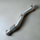 BMW S58 X3M & X4M Catless Race Downpipe (3.5 Inch Diameter) - Palenon Performance