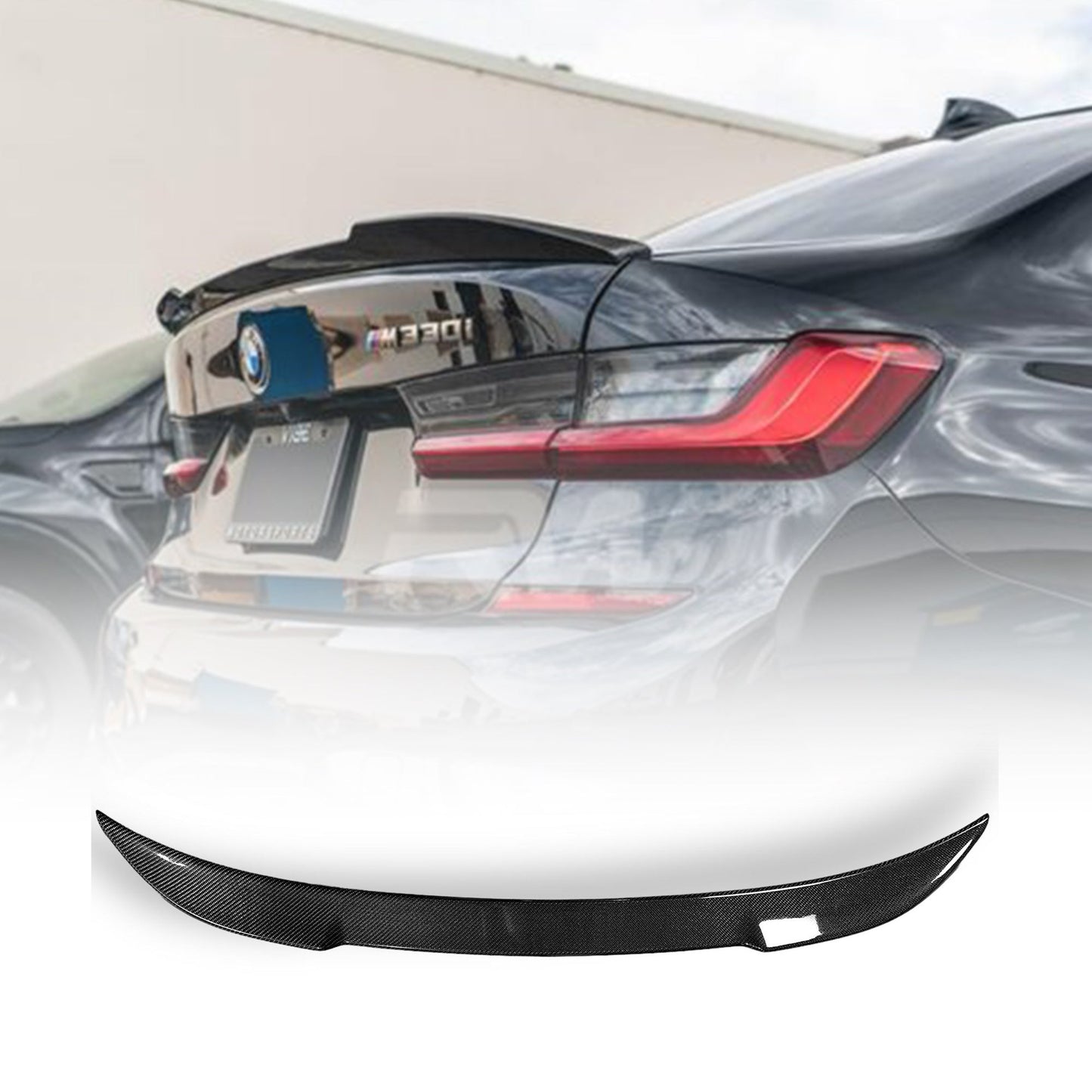 Carbon Fiber BMW G20 & G80 M3 CS Style Rear Trunk Spoiler