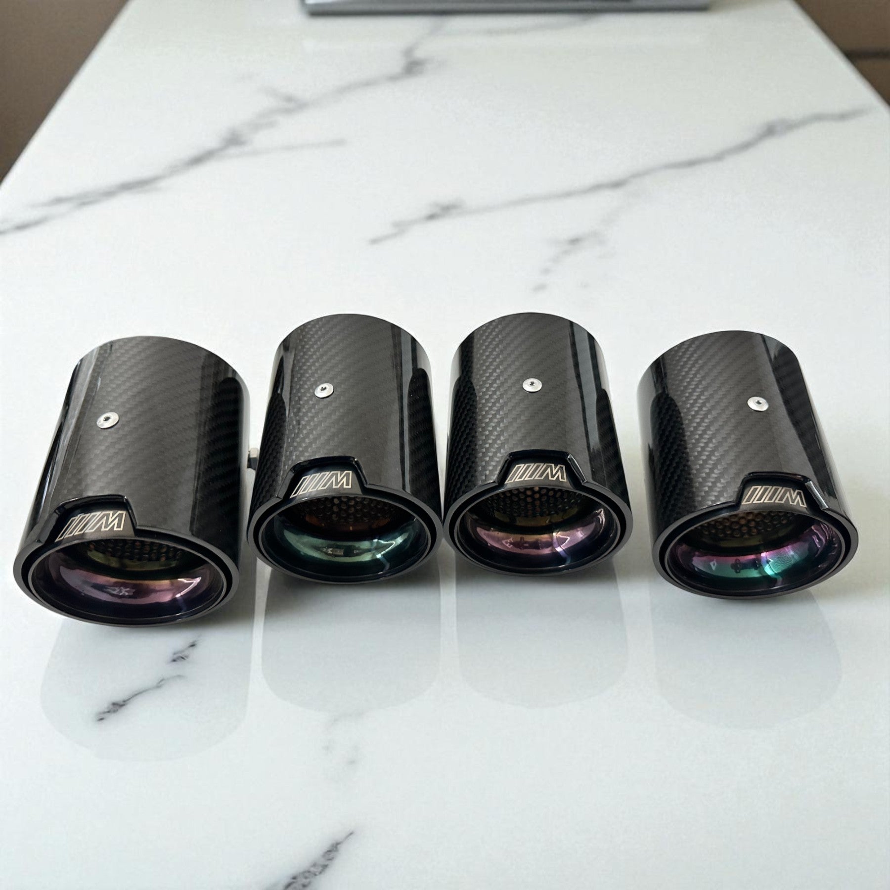 BMW F90 M5 Exhaust Tips - Premium Carbon Fiber | Palenon Performance