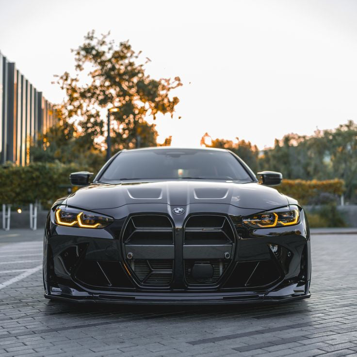 V Style Front Lip For BMW G80 M3, G82/G83 M4 - Carbon Fiber