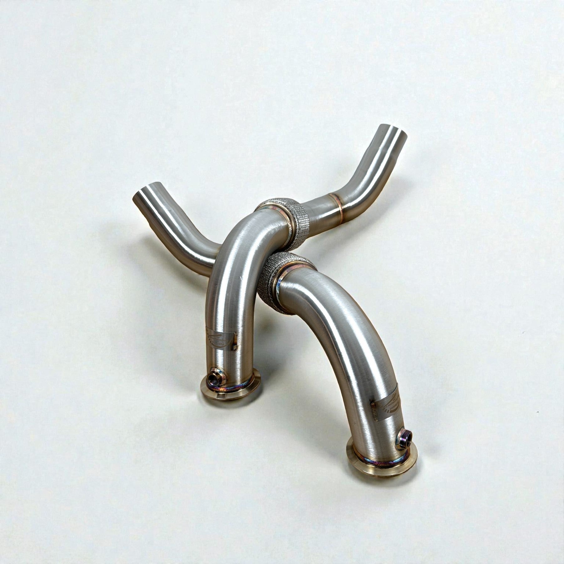 BMW N63/N63TU Catless Race Downpipes - 550i, 650i, 750i, Alpina B6 B7 (Chassis F01 F02 F06 F12 F13 F07 F10)