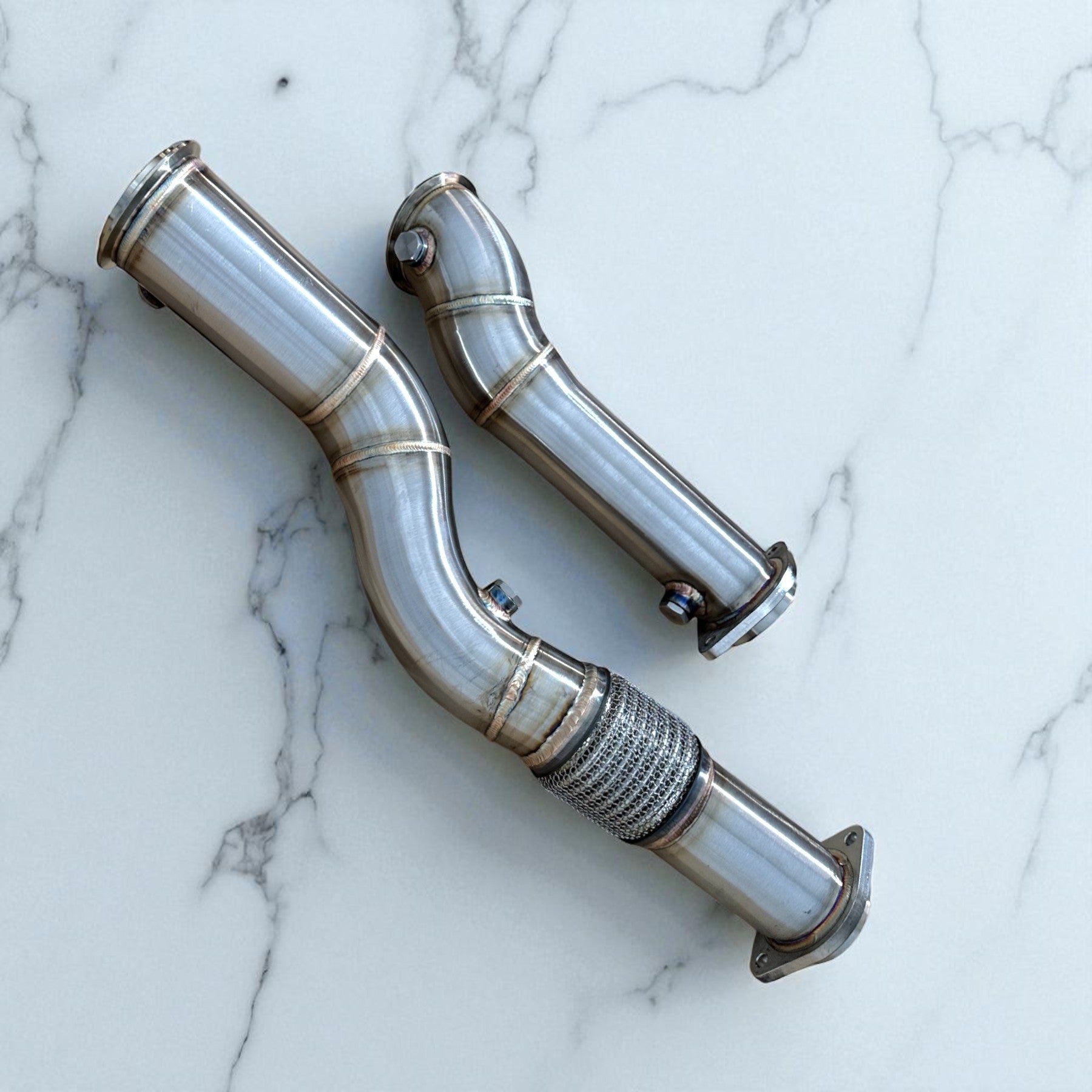 3.5 Inch S58 Race Downpipe For BMW M3 G80, M2 G87, M4 G82, M4 G83