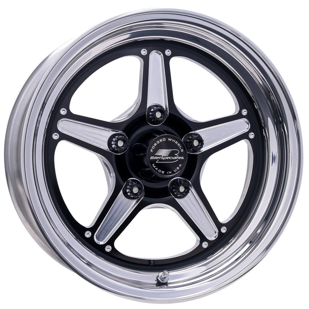 Street Lite Black Wheel 15X4 1.625IN BS