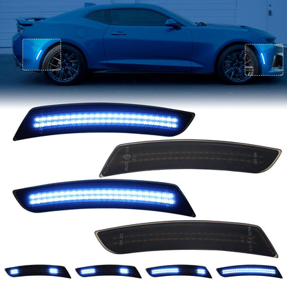 CAMARO 16-24 FRONT/REAR DYNAMIC SMOKED LED SIDE MARKERS