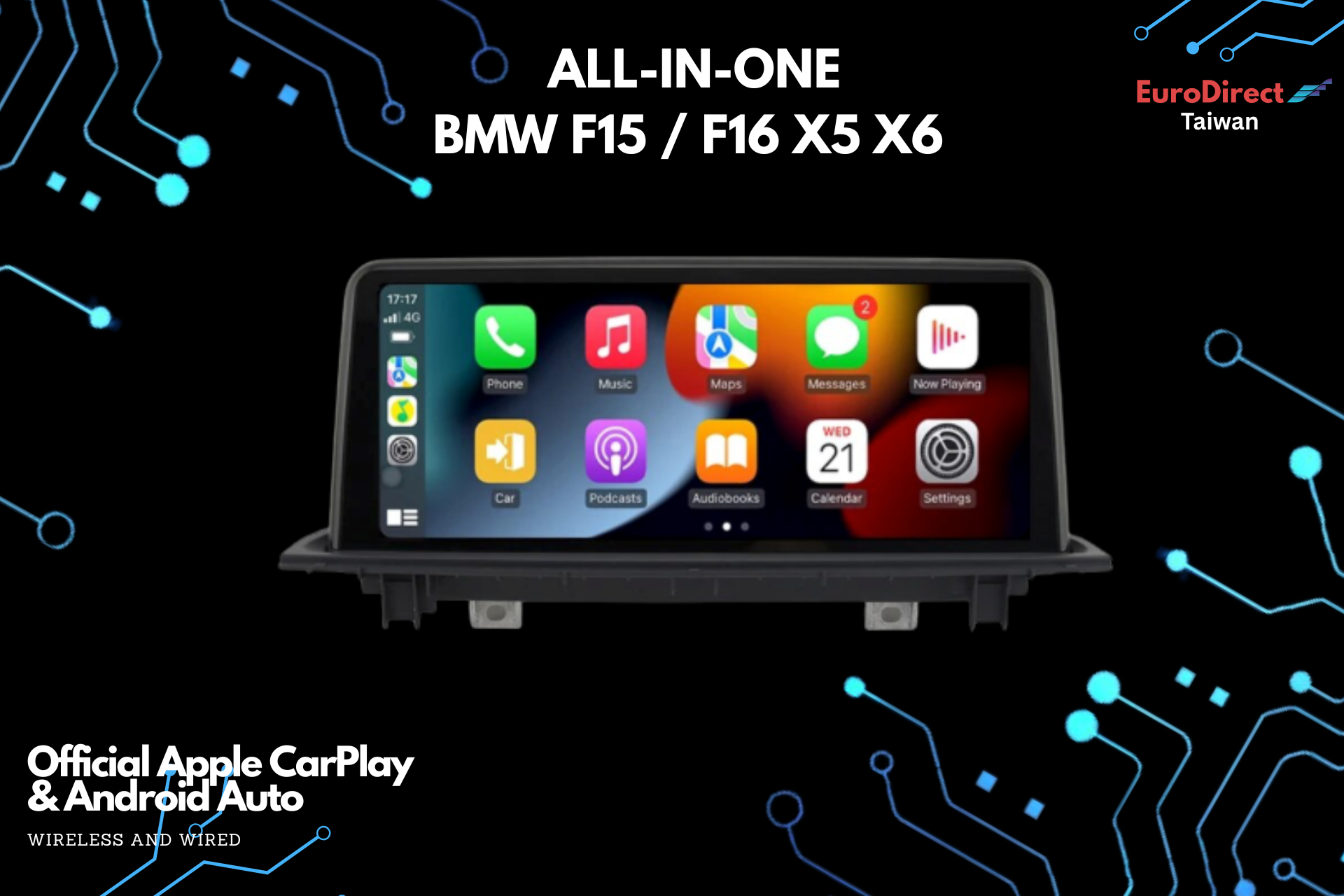 BMW X5 / X6 (F15, F16, F86) CarPlay & Android Upgrade Kit