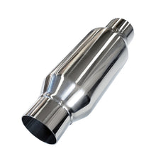 Bottle Style Resonator - 2.250" Inlet/Outlet x 12" Long - 304 Stainless