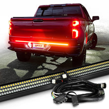 OPT7 Redline Parlux Triple Tailgate Light Bar 60" Bundle for Chevy Silverado-GMC Sierra 1500 19-21 Connect Harness