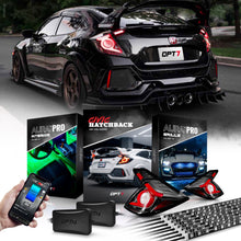 AURA PRO for Civic Hatchback LED Lighting Bundle: OLED Tail lights + Interior + Grille w- Bluetooth