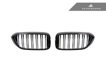 AutoTecknic Dual-Slats Gloss Black Front Grille Set - BMW G30 5-Series Pre-LCI