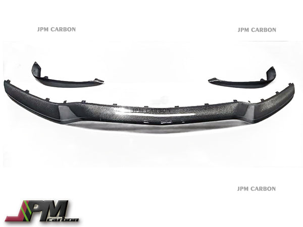 Carbon Fiber Front Bumper Center Lip Fits For 2015-2021 Mercedes-Benz W205 C63 Only