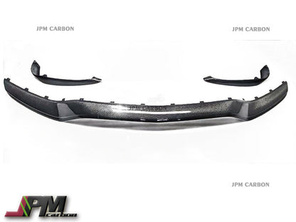 Carbon Fiber Front Bumper Center Lip Fits For 2015-2021 Mercedes-Benz W205 C63 Only
