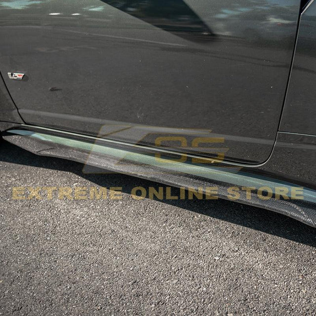 2009-15 Cadillac CTS-V Coupe Carbon Fiber Side Skirts