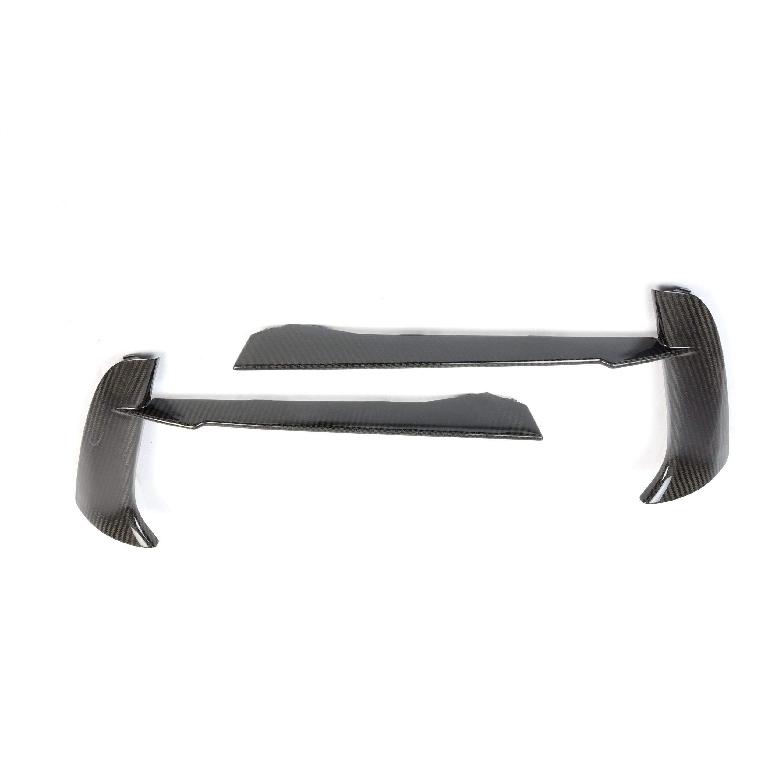 Carbon Fiber Chevrolet Corvette C8 Front Bumper Side Bezels 2020-UP