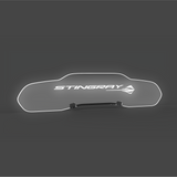 WindRestrictor® C8 Coupe Rear Add On Glow Plate