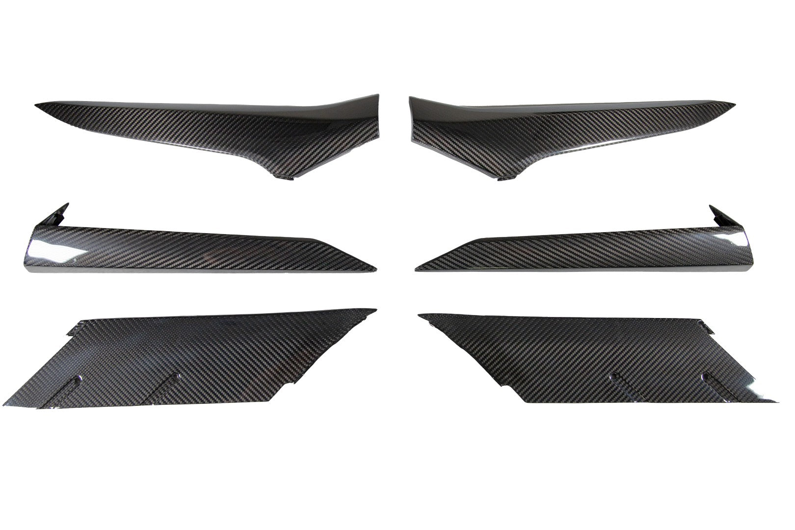 Carbon Fiber Chevrolet Corvette C8 Z06 Door and Quarter Panel Trims Package 2024 - Current