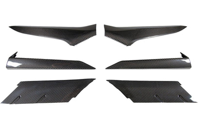 Carbon Fiber Chevrolet Corvette C8 Z06 Door and Quarter Panel Trims Package 2024 - Current