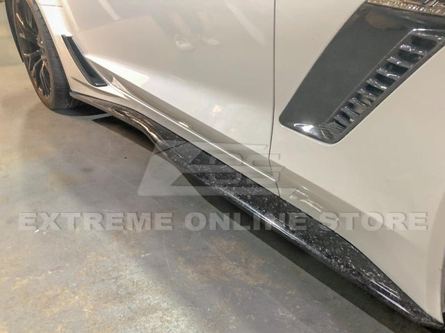 Corvette C7 Z06 Conversion Side Skirts Rocker Panels