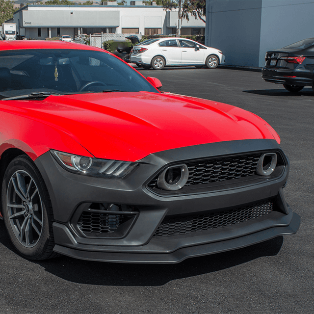 2015-17 Ford Mustang Mach 1 Conversion Front Bumper With LED Grille Kit