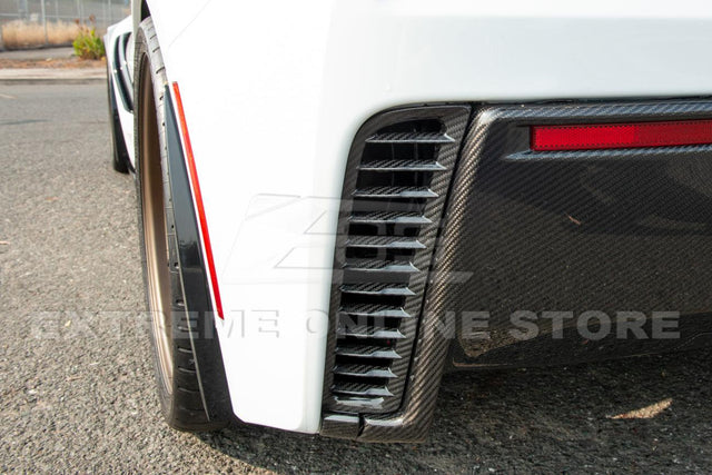 Corvette C7 Extended Rear Splash Guards Mud Flaps