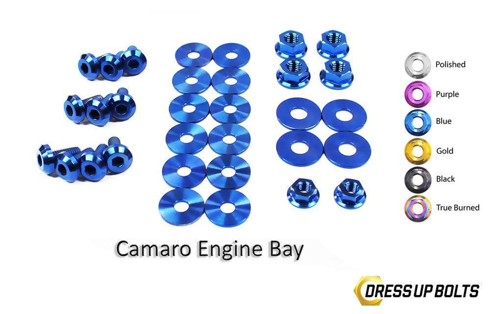 Chevrolet Camaro (2010-2015) Titanium Dress Up Bolts Engine Bay Kit