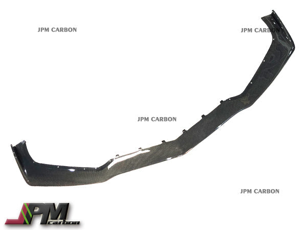 [JPMCarbon] Carbon Fiber Front Bottom Add-on Lip Fits For 2014-2019 Chevrolet Corvette C7 w/ Replica ZR1 Bumper
