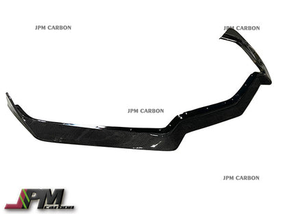 5VM Style Carbon Fiber Front Bumper Add-on Lip Fits For 2020-2025 Chevrolet Corvette C8 Stingray & Z51 Only