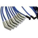 SBF 9.0mm HEI spark plug wire set + Titanium spark plug wire boots protector - 8 units set