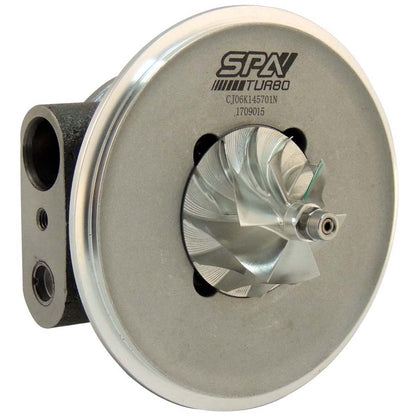 Replacement/upgrade turbocharger cartridge CHRA Billet for VW Jetta Tiguan Audi A3 Q3 1.8 / 2.0 Tsi - optimized billet compressor wheel design